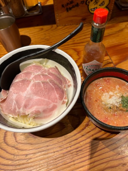 「冷製トマトのクラムチャウダーつけ麺　パンチェッタ」@麺場 浜虎 横浜店の写真