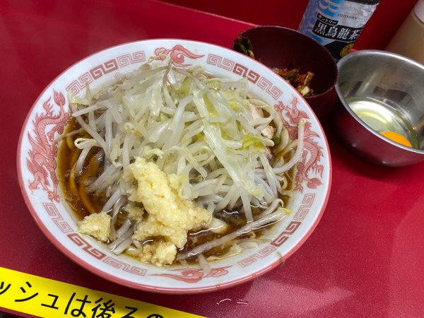 「麺半分豚一枚」@ラーメン二郎 越谷店の写真