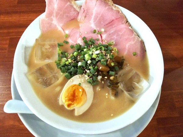 「TONMARUの冷やしラーメン（太・濃）　880円」@TON MARUの写真