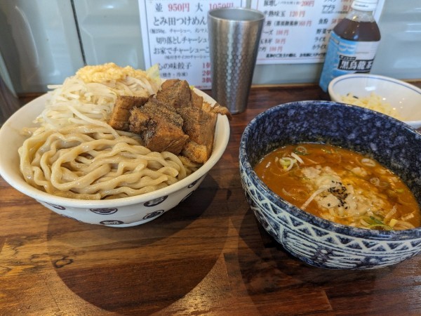 「味噌つけ麺(大)」@雷 北松戸本店の写真