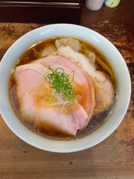 「特製中華そば」@中華そば しば田の写真