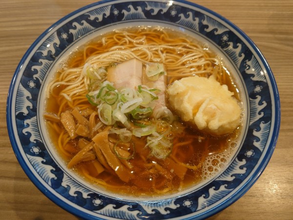 「中華そば＋とろ玉子の天ぷら」@斗香庵  OJIMAの写真