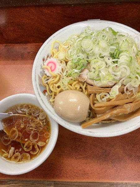 「大　ネギ　味玉　スープ」@珍々亭の写真