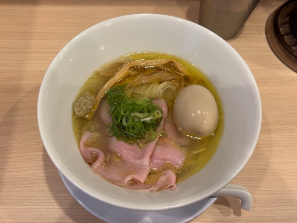 「味玉塩蕎麦」@中華蕎麦 一心の写真