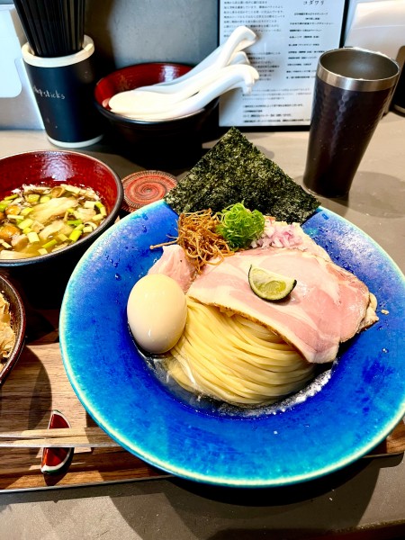 「特上塩つけ麺【TP】大盛、限定ご飯」@Ramen Break Beatsの写真