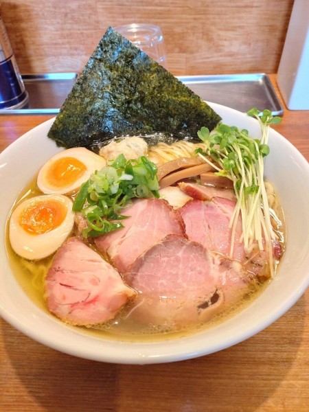 「特製塩そば　縮れ麺　大盛」@麺処 いち林の写真