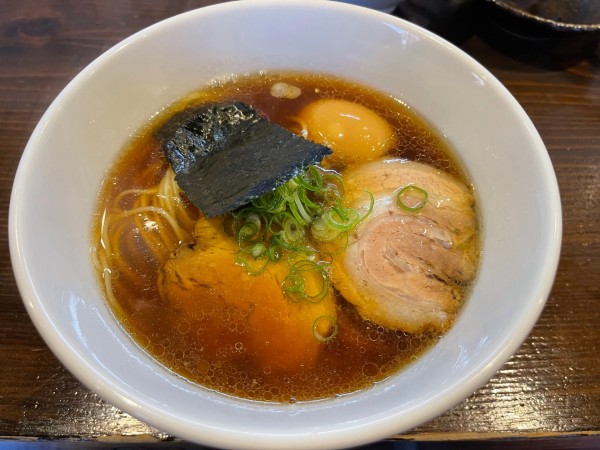 「名古屋コーチンの味玉ラーメン」@中華そば みのるの写真