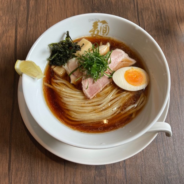 「冷たいみぞれ醤油そば~ミニあおさ茶漬け付き~」@二代目ガチ麺道場の写真