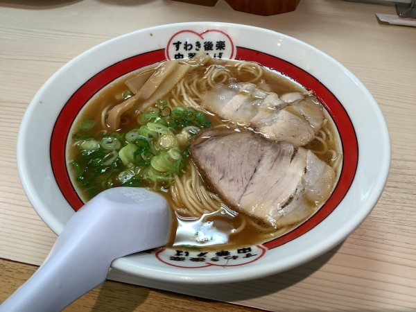 「醤油ラーメン　799円」@すわき後楽中華そば 岡山髙島屋店の写真