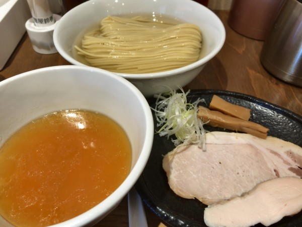 「つけ麺300g（塩）➕かき油」@麺屋鈴春の写真