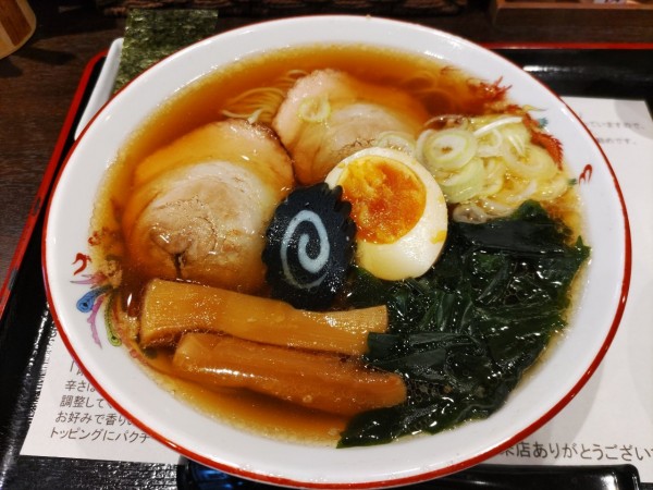 「風月ラーメン+サービスライス」@風月食堂 尾和の写真