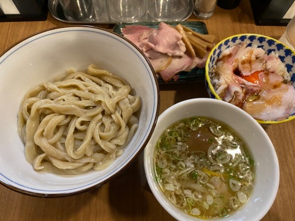 「特製醤油つけ麺 1300」@麦処 八と丁の写真