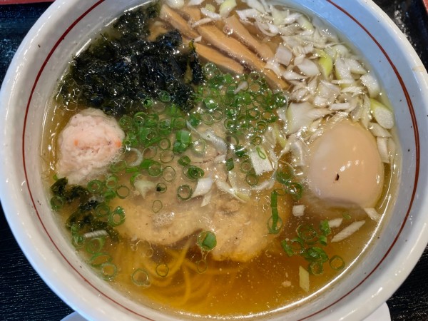 「味玉塩ラーメン1050円」@自家製麺まつおの写真