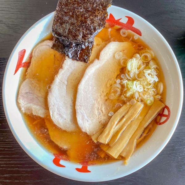 「チャーシューメン（あっさり・麺少なめ）¥990 メンマ ¥150」@中華そば処 琴平荘の写真
