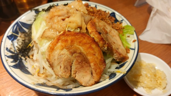 「汁なし・麺大盛・磯のり(ヤサイ)￥1,080」@らーめん勇の写真