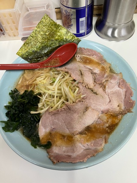 「ネギチャーシュー　中」@◯つばき食堂の写真