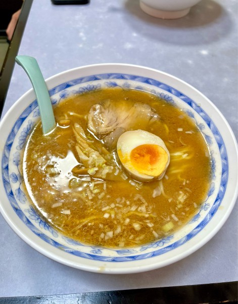 「味噌ラーメン半チャーハンセット」@味のまりもの写真