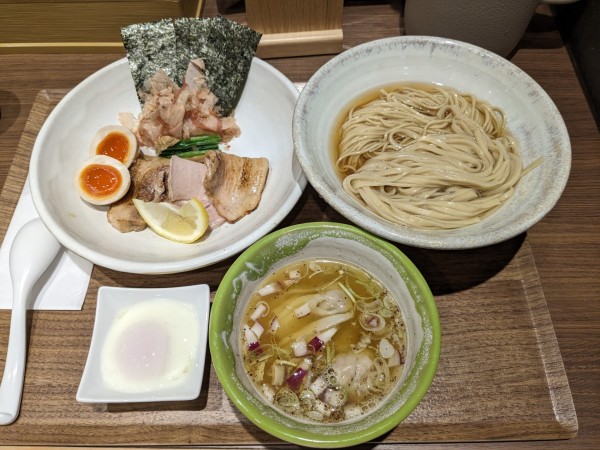 「自家製麺を楽しむつけめん 塩 特上」@Homemade Ramen 麦苗 COREDO室町店の写真