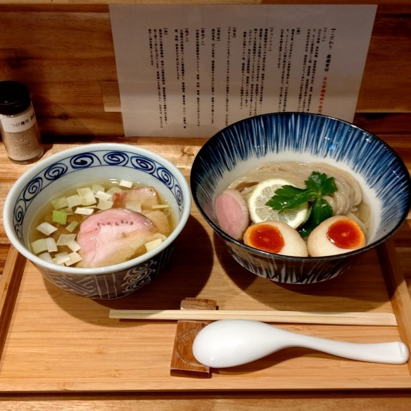 「特製 昆布水つけ (塩)」@ハちゃんラーメンの写真