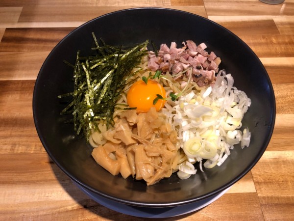 「牡蠣まぜそば 900円」@麺屋貝夢の写真