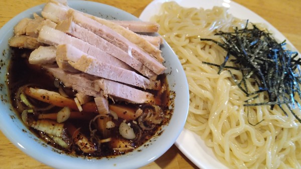 「チャーシューつけそば、大盛り」@中華つけ蕎麦 でき心の写真