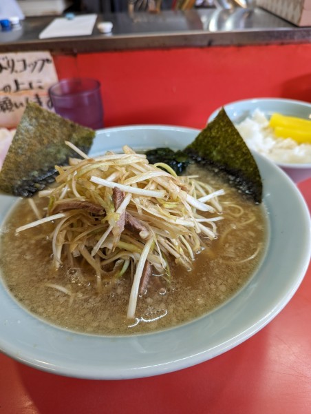 「ネギラーメンセット」@ラーメンショップ 荏田店の写真