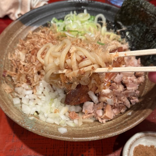 「冷やし魚まぜそば」@食処 渓の写真