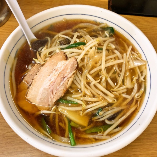 「もやしラーメン」@福しん 上野駅前店の写真
