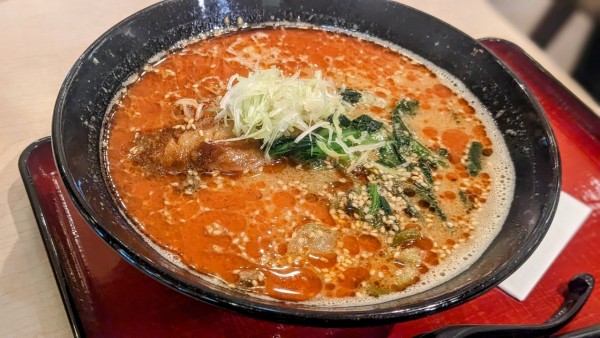 「角煮担々麺（1,020円）」@らーめん村里木 友部SA（下り）の写真