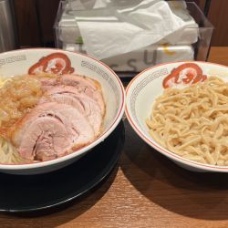 ミニ豚W ニンニク アブラマシマシ つけ麺変更