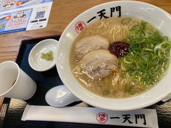 「博多ラーメン　850」@博多ラーメン 一天門 成田空港LCCターミナル店の写真