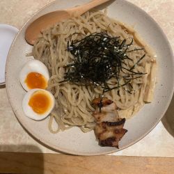 つけ麺　塩玉子付き