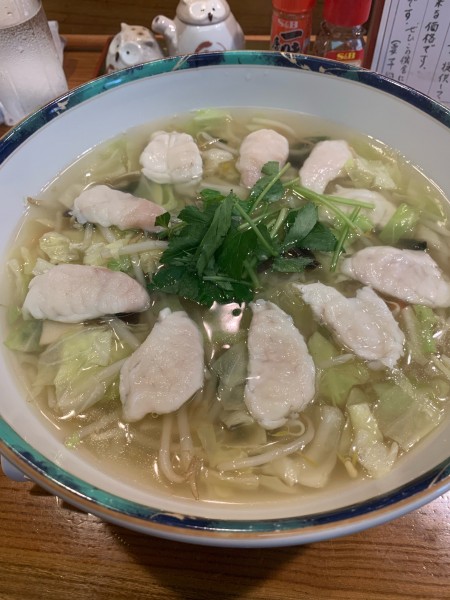 「浜直送！ふぐの麺」@割烹 京枡の写真