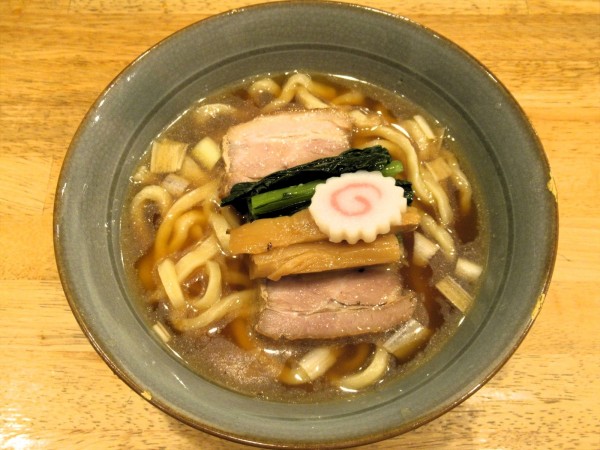 「だしそば（950円）＋太麺変更（50円）」@だしと麺 遊泳の写真