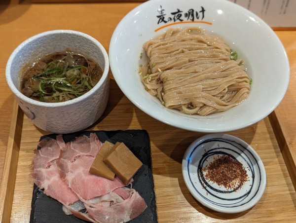 「山椒麺と昆布水のつけ麺」@麦の夜明けの写真