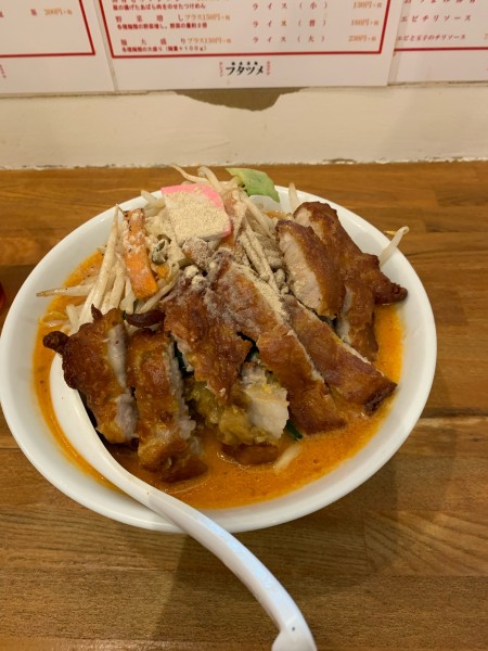 「排骨濃厚トマトタンメン並」@極濃湯麺 フタツメ 青木島店の写真