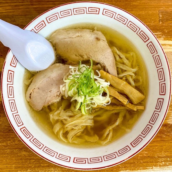 「太麺塩中華そば（こってり・麺半分）¥700」@中華そば 琴のの写真