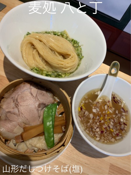 「[限定]山形だしつけそば(塩)」@麦処 八と丁の写真