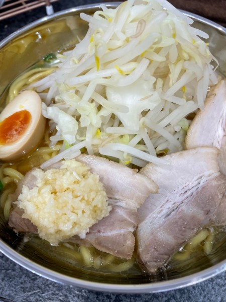 「塩ラーメン青唐辛子トッピング」@らーめん 汁なし 兄貴んちの写真