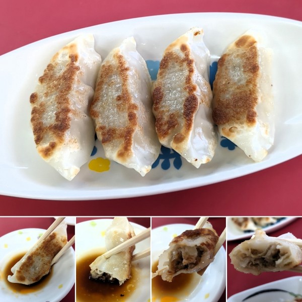 「餃子(4個)　400円」@中華料理 康楽の写真