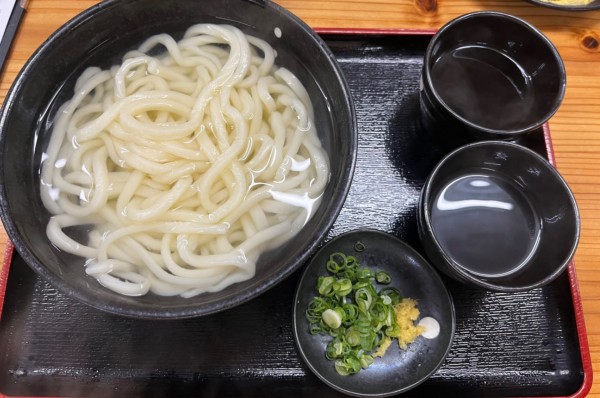 「湯だめうどん」@こむぎ屋の写真