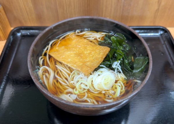 「きつねそば(370円)」@そば処 味の里の写真