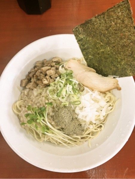 「冷やし油そば(こってり)」@麺屋 結の写真