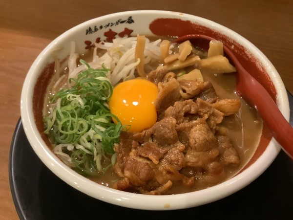 「徳島ラーメン（ミニ）580円」@ラーメン東大 京都店の写真