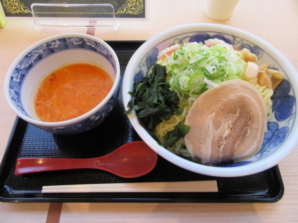 「限定　冷やし担々つけ麺（７８０円）＋大盛１００円」@めん六や  茨城稲敷店の写真