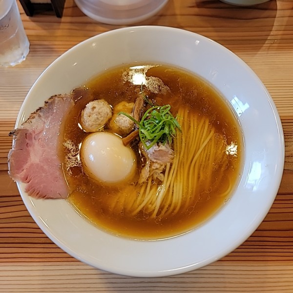 「裏醤油そば 味玉 軟骨つくね」@塩そば時空の写真