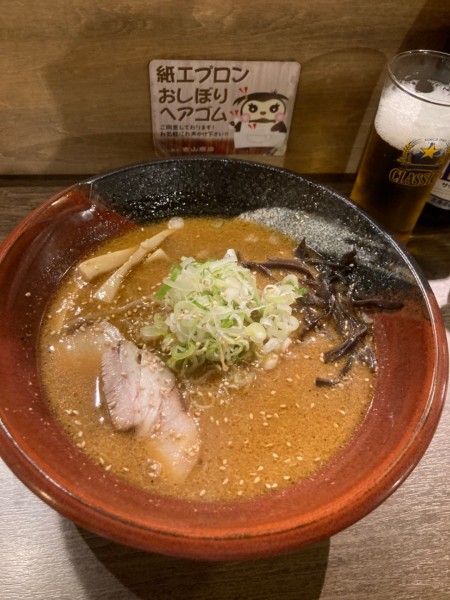 「焙煎ごまみそらーめん（９３０円）」@吉山商店 札幌ら〜めん共和国店の写真
