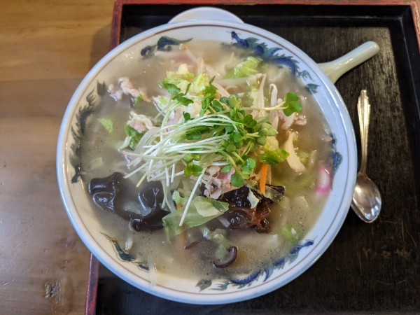 「たんめん：850円」@さか本そば店の写真