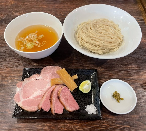 「【限定】鰹昆布水の鴨つけ麺（塩）」@麺屋 真心の写真