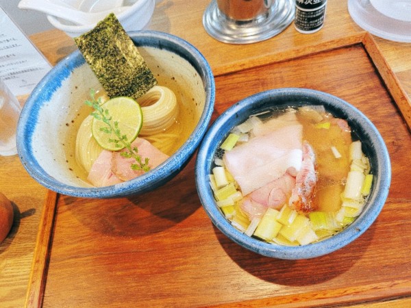 「昆布水つけめん 塩 (並)」@YOKOKURA STOREHOUSEの写真